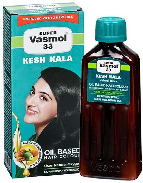 Super Vasmol 33 Kesh Kala Oil Based Hair Color 100ml